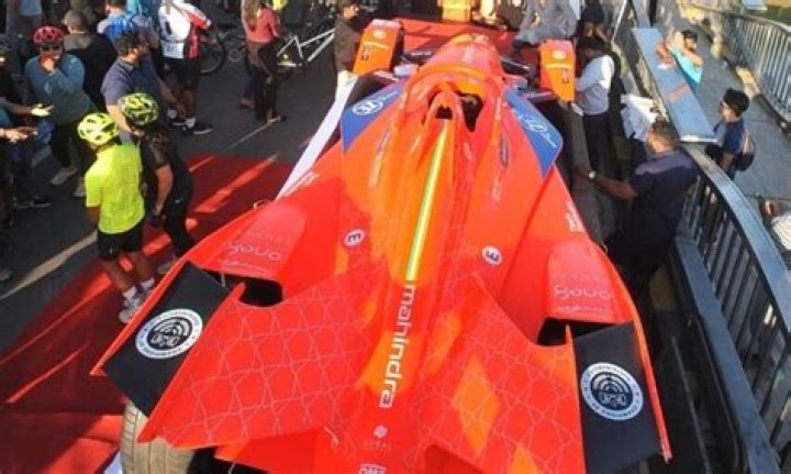 
Formula E car unveiled in Hyderabad 