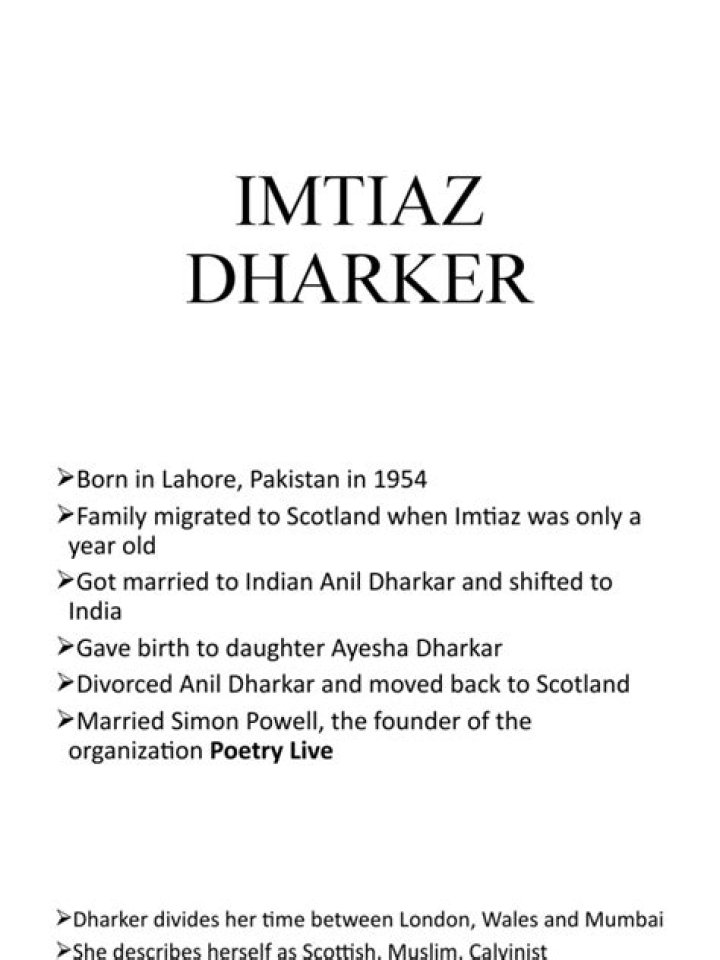 
Imtiaz Dharker Facts, Net Worth, Age, Birthday, Wikipedia, Who, Family, Biography 