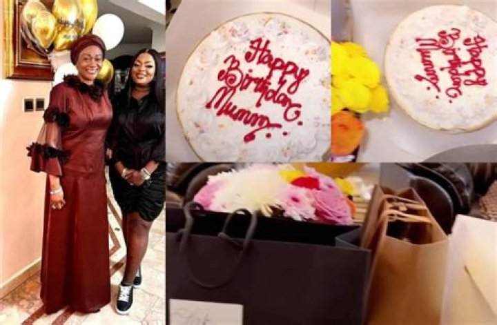 
“Just painful that my mum & Baba Olowo is not alive” Eniola Badmus pens tearful note as she warmly celebrates her stepsister’s 40th birthday 
