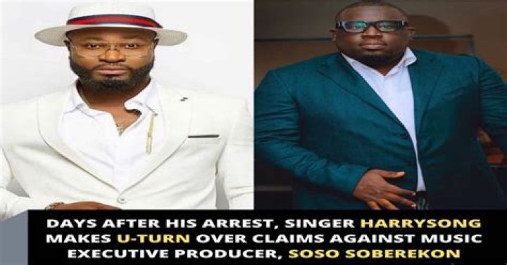 
Singer Harrysong To Be Released From Police Custody After Tendering Apology To Soso Soberekon 