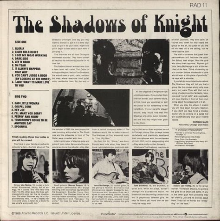 
The Shadows Of Knight Singer, Jimy Sohns, dies at 75 